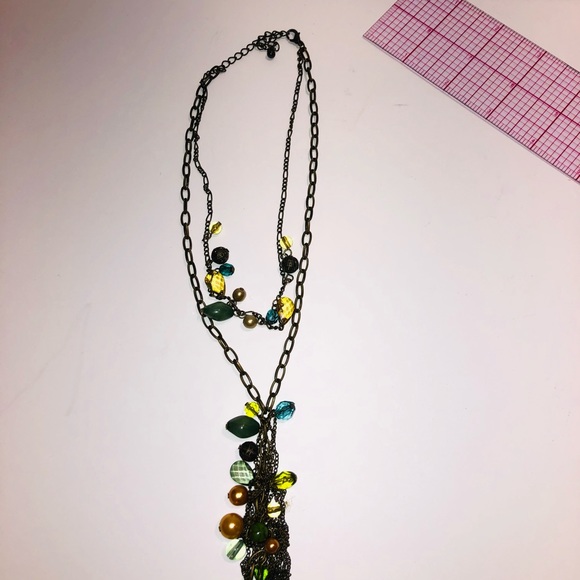 🌴 Layered beaded necklace - Picture 6 of 7